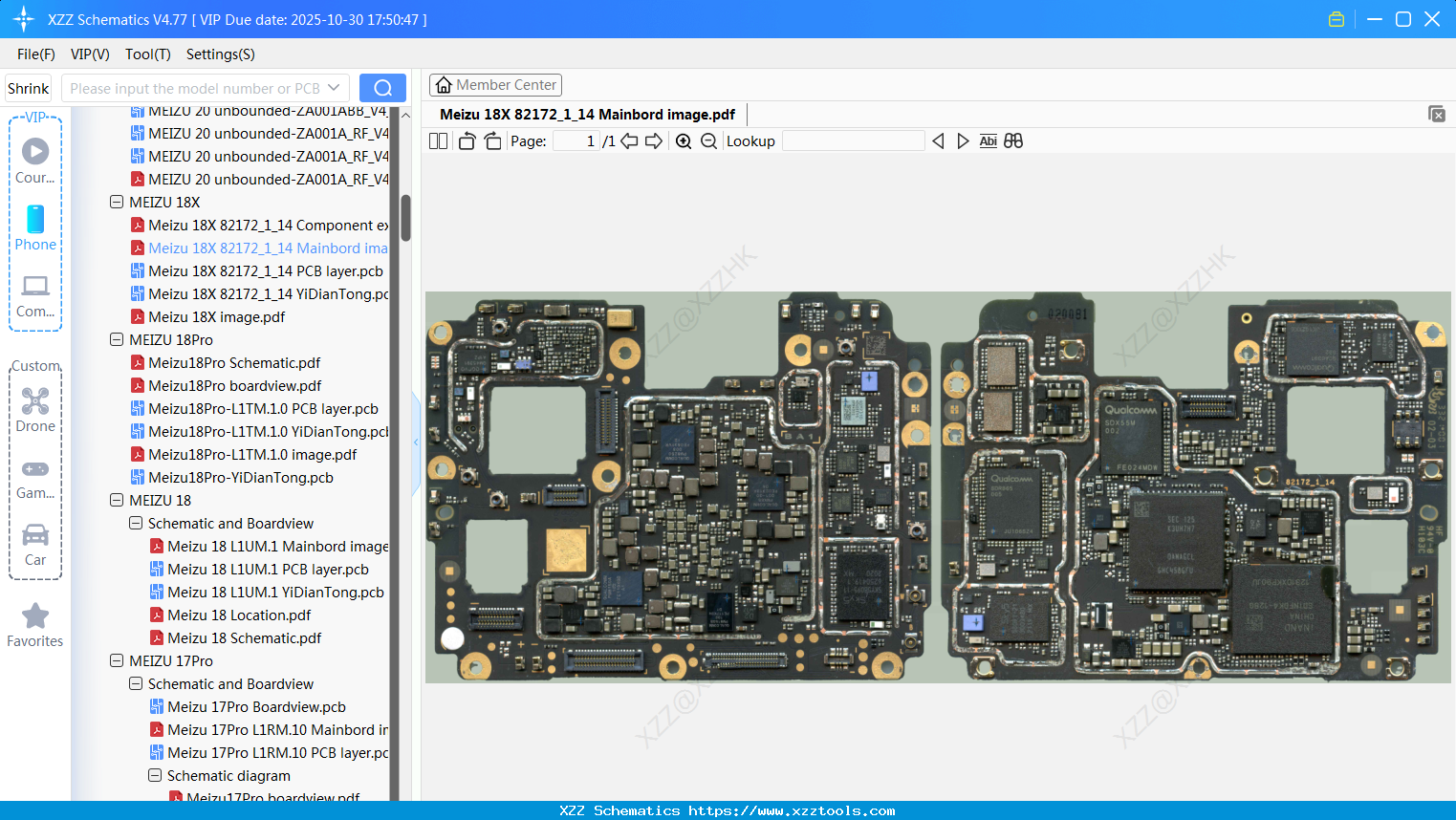 Meizu 18X 82172_1_14 Mainbord Image